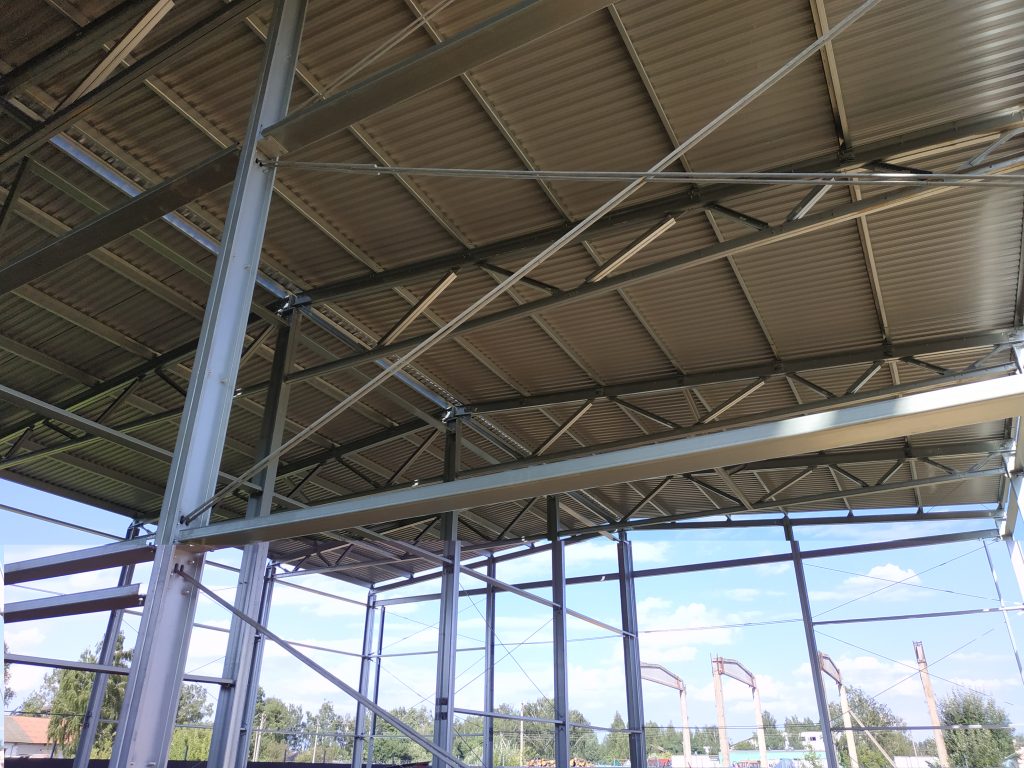 Каркас здания 24,8х60,2х8,4 м