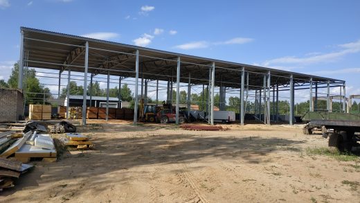 Каркас здания 24,8х60,2х8,4 м